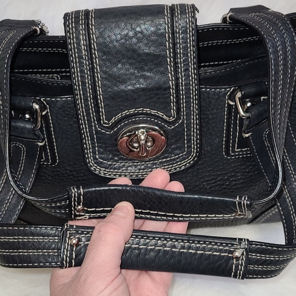 Coach pebble leather Hamilton Satchel bag F13961 - Picture 6 of 16